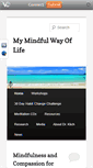Mobile Screenshot of mymindfulwayoflife.com